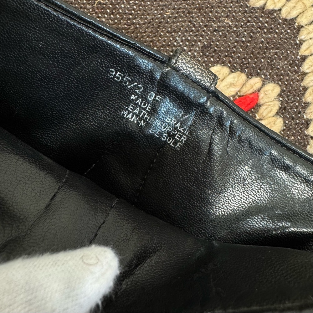 Franco Sarto Western Boots Metallic Bronze Leather Mid-Calf Cowboy Sz 8M - Picture 10 of 13